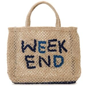 The Jacksons Jute Beach Tote Weekend Beach Tote Bag